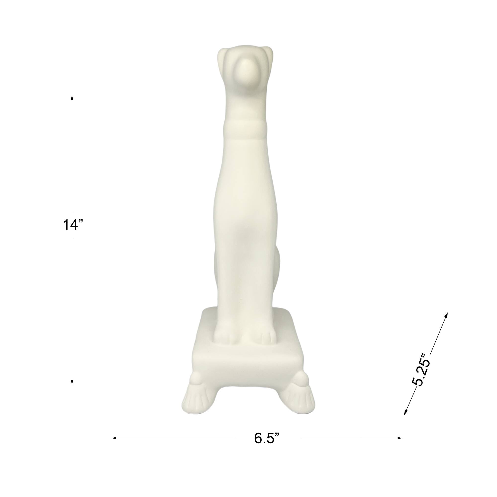 Jonathan Adler x Michaels 14" DIY Ceramic Greyhound Statue